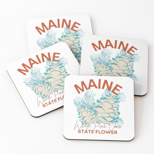 Aperçu de l'œuvre Maine White Pine Cone State Flower Classic T-shirt créée et vendue par ThinkNature!.