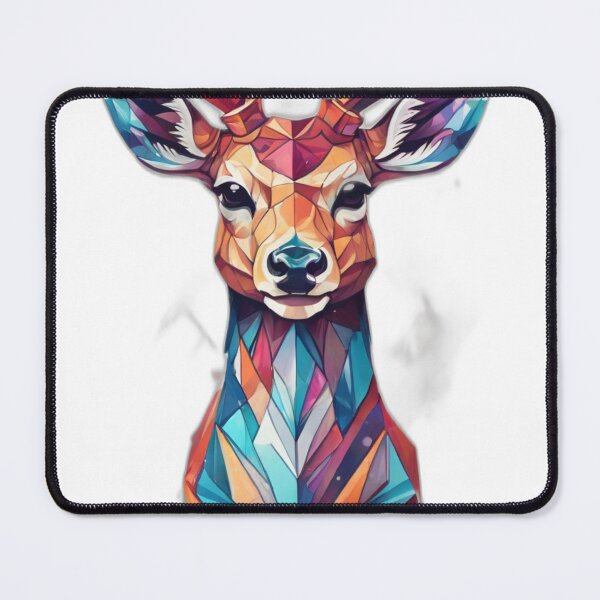 Item preview, Prismatic Deer: Geometric Majesty Meets Modern Art designed and sold by NEWMANTRENDS.
