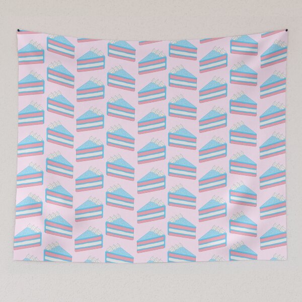 Item preview, Pattern of Delicious Slices of Transgender Cake designed and sold by AroAxel.