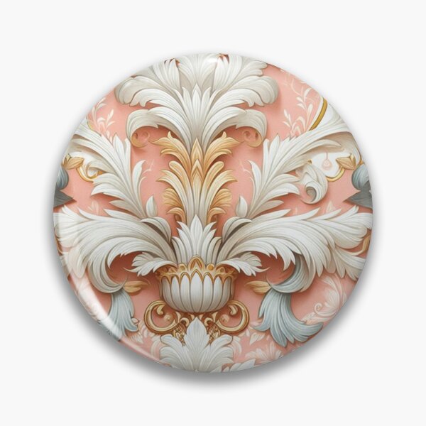 Item preview, Pink, White & Gold Damask designed and sold by DesignsByPrnces.