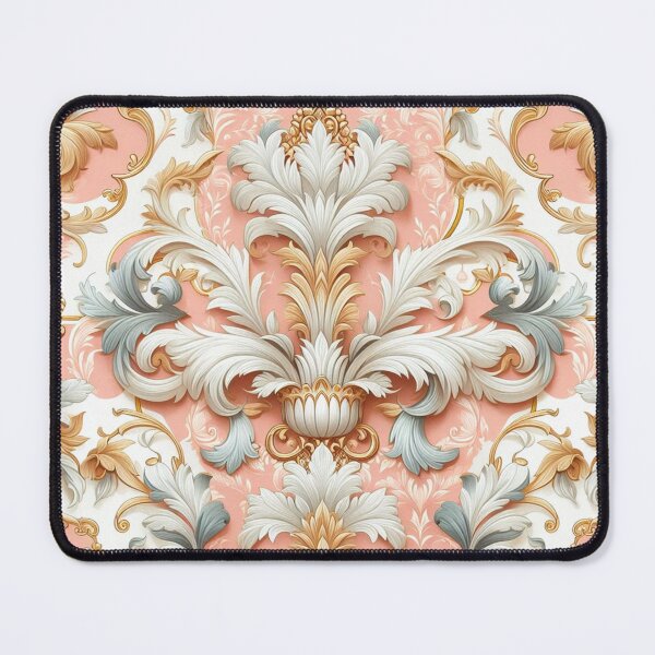 Item preview, Pink, White & Gold Damask designed and sold by DesignsByPrnces.