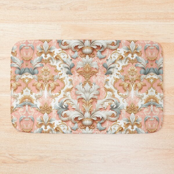 Item preview, Pink, White & Gold Damask designed and sold by DesignsByPrnces.