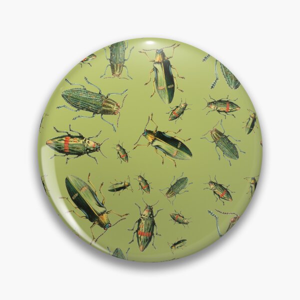 Item preview, Green beetles 13 designed and sold by Lacebark.