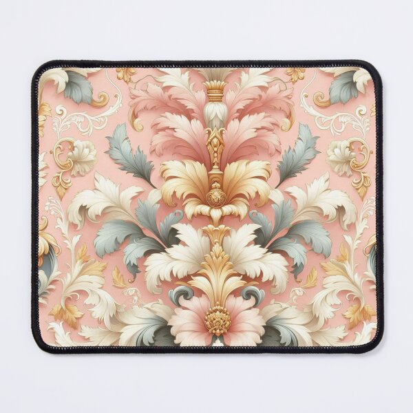 Item preview, Pink, Slate Blue & Gold Damask designed and sold by DesignsByPrnces.