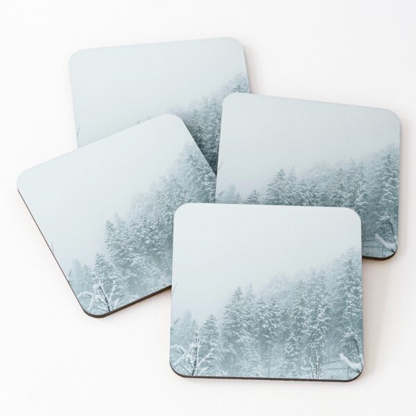 Item preview, Foggy and snowy forest  designed and sold by Creativeeworld777.