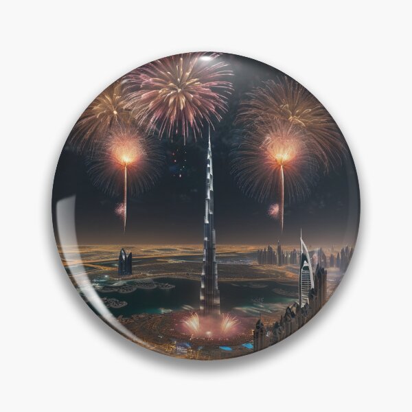 Item preview, Fireworks Above Dubai designed and sold by Burkae.