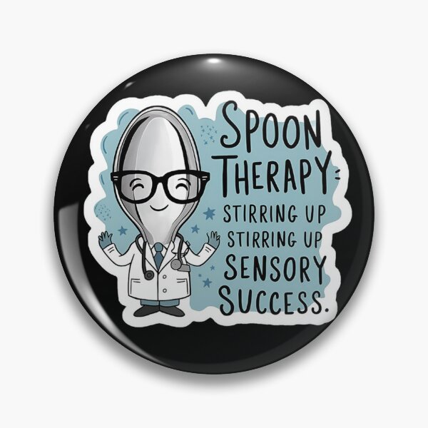 Item preview, Spoon Therapy for Fibromyalgia: Embracing Mental Health with Humor - Spoon Therapy Stirring Up, Stirring Up Sensory Success designed and sold by BrooklynRhodes.