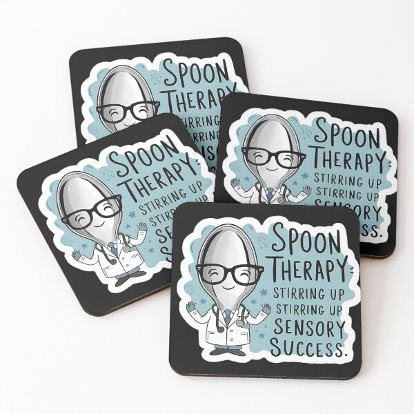 Item preview, Spoon Therapy for Fibromyalgia: Embracing Mental Health with Humor - Spoon Therapy Stirring Up, Stirring Up Sensory Success designed and sold by BrooklynRhodes.