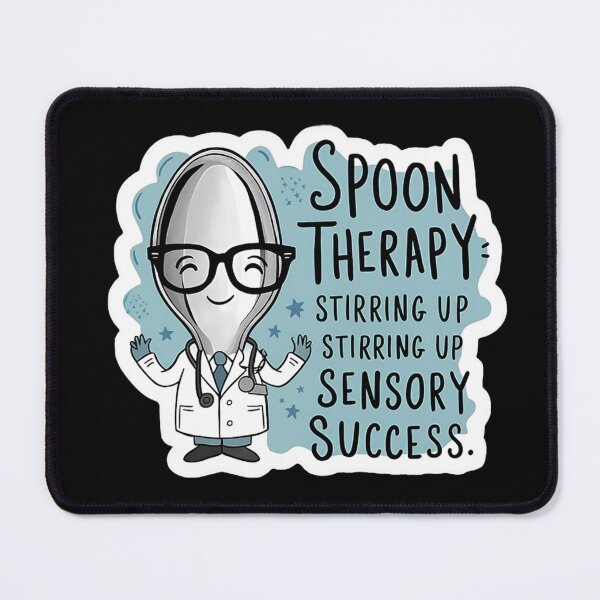 Item preview, Spoon Therapy for Fibromyalgia: Embracing Mental Health with Humor - Spoon Therapy Stirring Up, Stirring Up Sensory Success designed and sold by BrooklynRhodes.