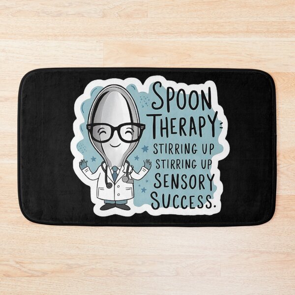 Item preview, Spoon Therapy for Fibromyalgia: Embracing Mental Health with Humor - Spoon Therapy Stirring Up, Stirring Up Sensory Success designed and sold by BrooklynRhodes.