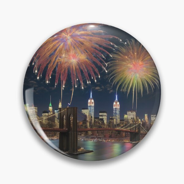 Item preview, Fireworks Above New York designed and sold by Burkae.