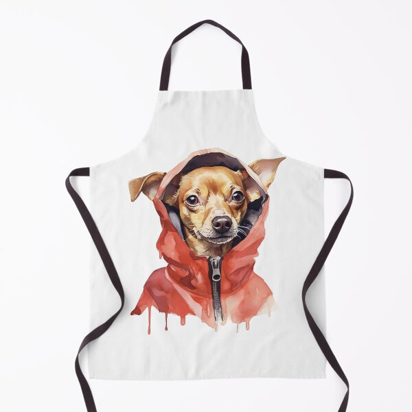 Item preview, Chihuahua. Cute watercolor Chihuahua in red hood designed and sold by Tsifra.