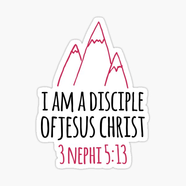Item preview, Mountain I am a disciple of Jesus Christ designed and sold by LoftyJDesign.