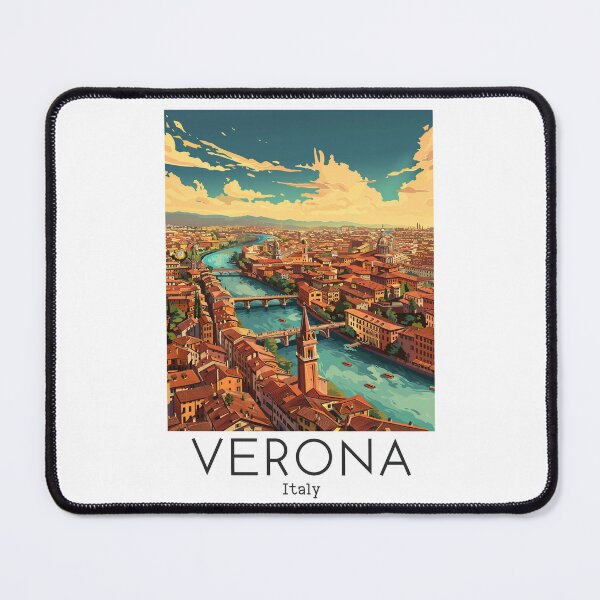Item preview, A Vintage Travel Illustration of Verona - Italy designed and sold by GoodOldVintage.