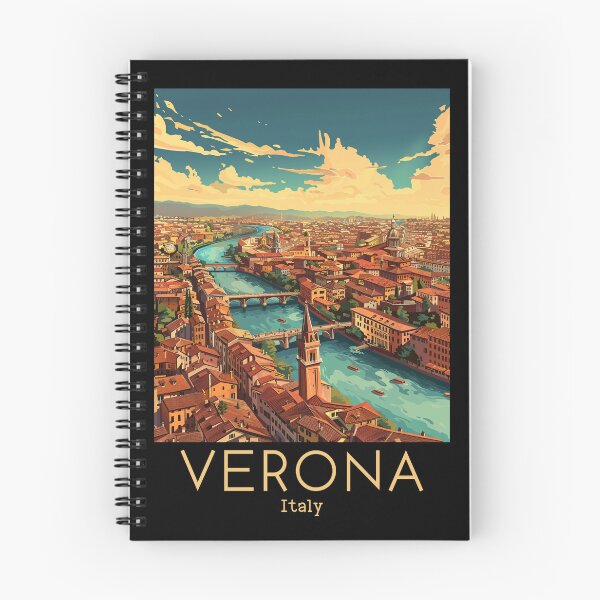 Item preview, A Vintage Travel Illustration of Verona - Italy designed and sold by GoodOldVintage.