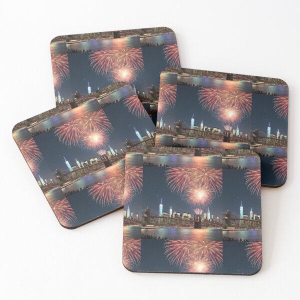 Item preview, Fireworks Above New York designed and sold by Burkae.