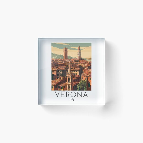 Item preview, A Vintage Travel Illustration of Verona - Italy designed and sold by GoodOldVintage.