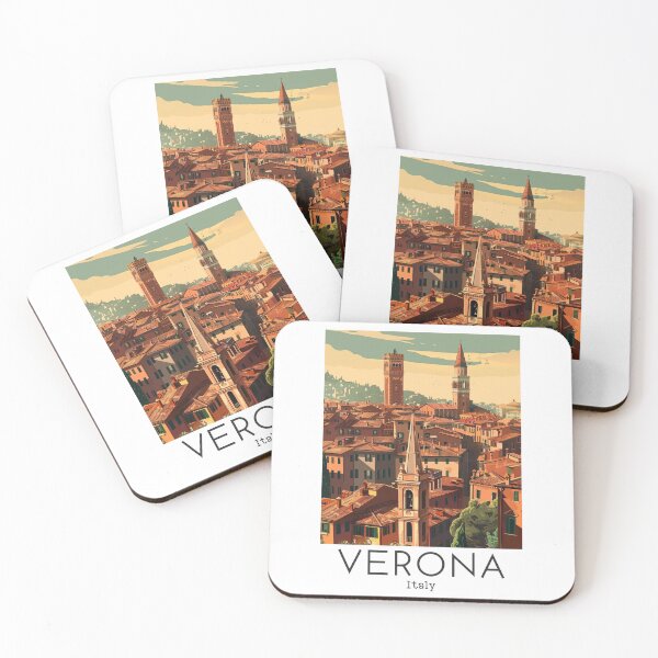 Item preview, A Vintage Travel Illustration of Verona - Italy designed and sold by GoodOldVintage.
