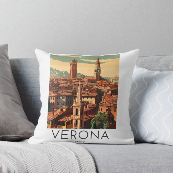 Item preview, A Vintage Travel Illustration of Verona - Italy designed and sold by GoodOldVintage.