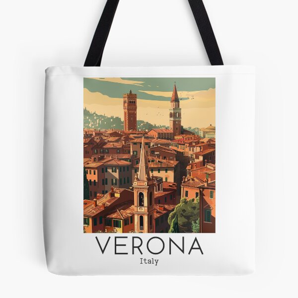 Item preview, A Vintage Travel Illustration of Verona - Italy designed and sold by GoodOldVintage.