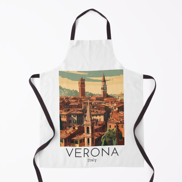 Item preview, A Vintage Travel Illustration of Verona - Italy designed and sold by GoodOldVintage.