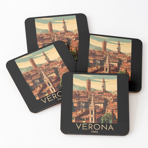 Item preview, A Vintage Travel Illustration of Verona - Italy designed and sold by GoodOldVintage.