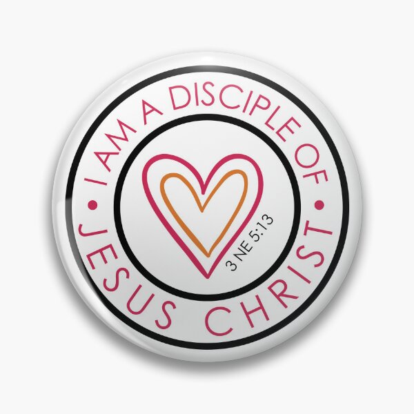 Item preview, Circle double heart I am a disciple of Jesus Christ designed and sold by LoftyJDesign.