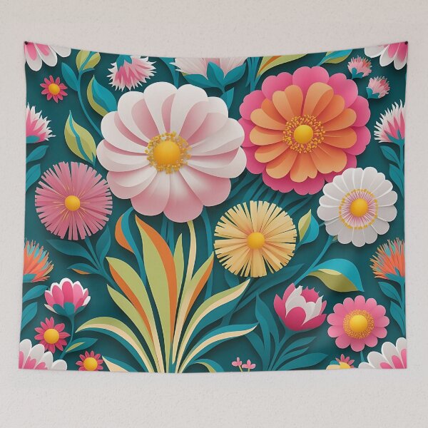 Item preview, Floral Symphony Pattern designed and sold by Haji  Kamora.