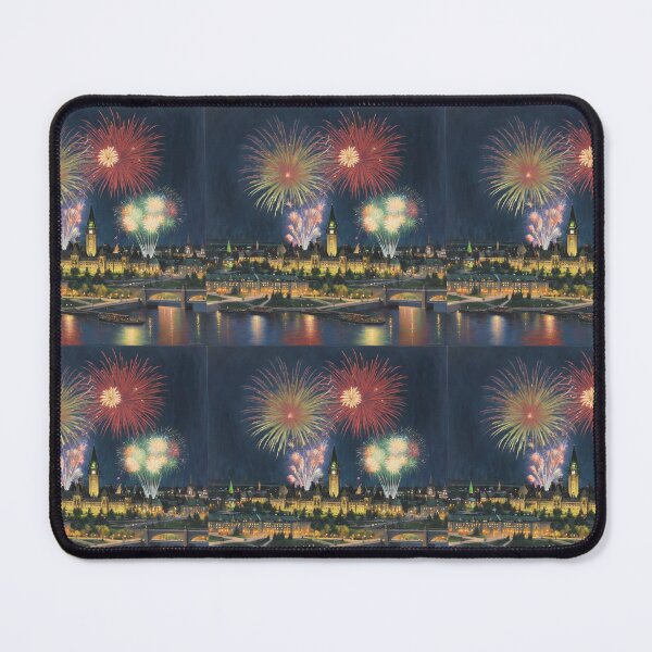 Item preview, Fireworks Above Ottawa designed and sold by Burkae.