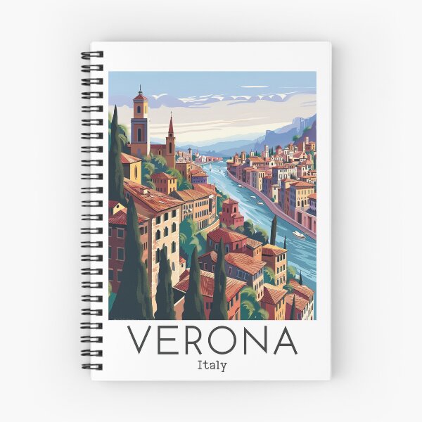 Item preview, A Vintage Travel Illustration of Verona - Italy designed and sold by GoodOldVintage.