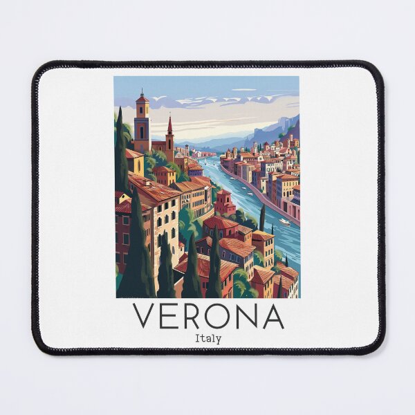 Item preview, A Vintage Travel Illustration of Verona - Italy designed and sold by GoodOldVintage.