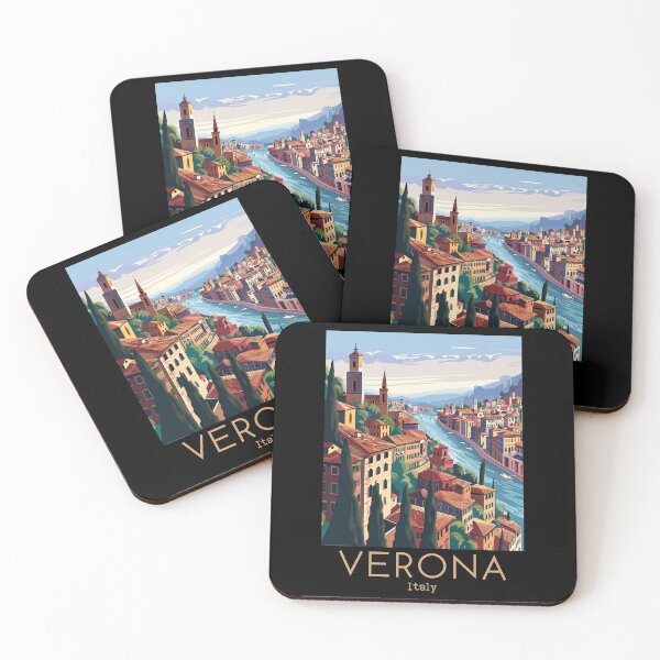 Item preview, A Vintage Travel Illustration of Verona - Italy designed and sold by GoodOldVintage.