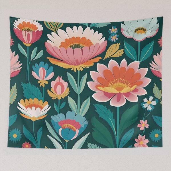 Item preview, Floral Symphony Pattern designed and sold by Haji  Kamora.