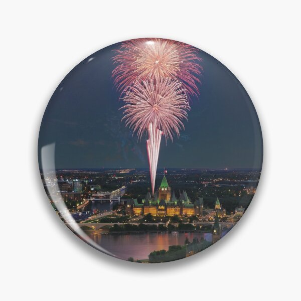 Item preview, Fireworks Above Ottawa designed and sold by Burkae.