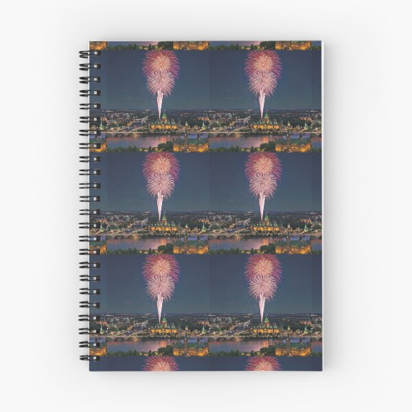 Item preview, Fireworks Above Ottawa designed and sold by Burkae.