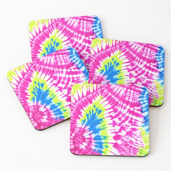 Item preview, Colorful Tie-Dye Pink Lime Green Blue designed and sold by Annabelhut.