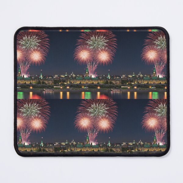 Item preview, Fireworks Above Ottawa designed and sold by Burkae.