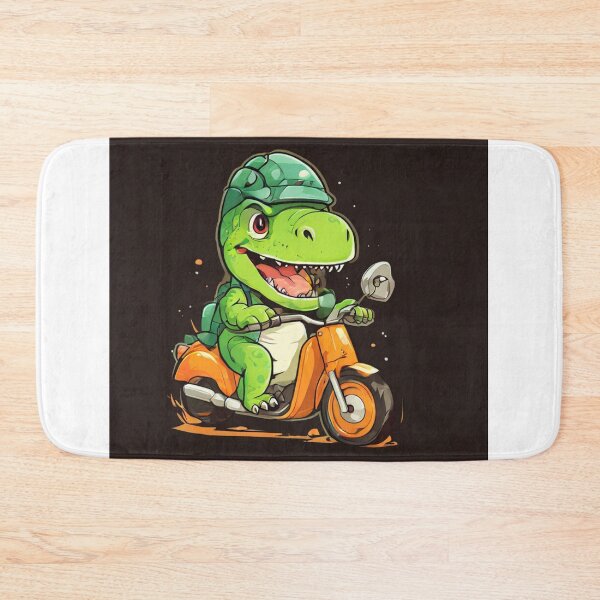 Item preview, Little Dino's Big Adventure (On a Motorcycle!) designed and sold by Colorful-Garden.