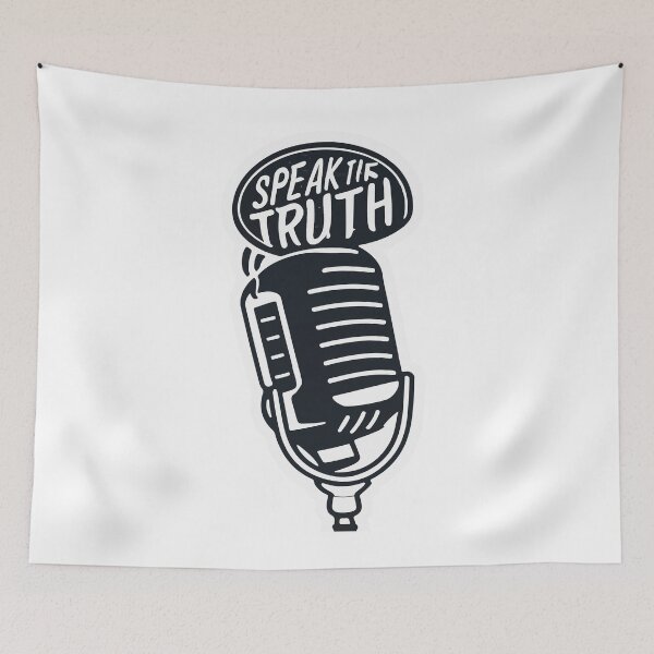 Item preview, Speak the Truth Microphone Design designed and sold by NiftyWrx.