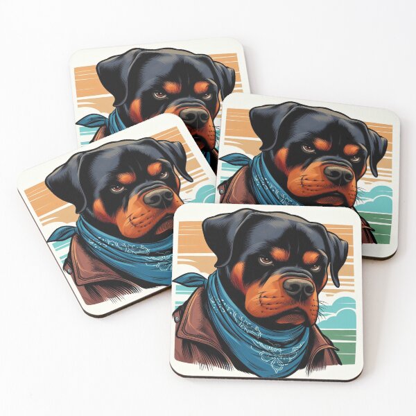Item preview, breed dog, angry rottweiler designed and sold by Rodrigoarts79.