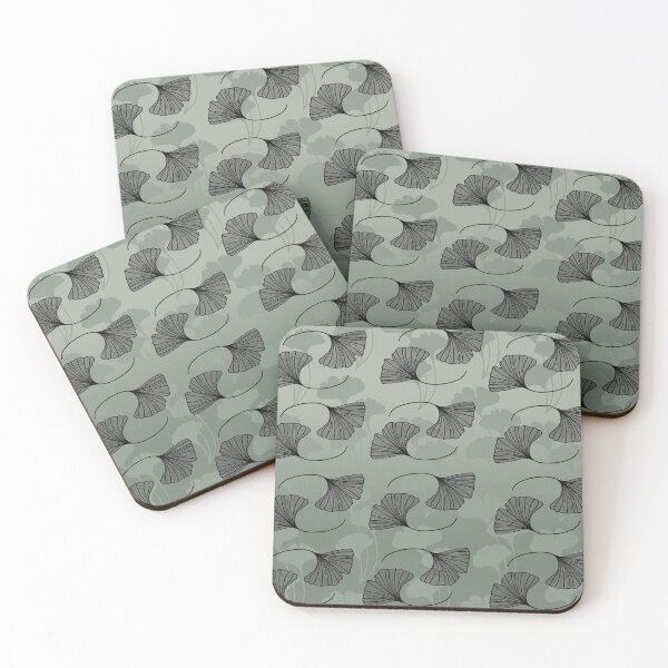 Item preview, Serene Ginkgo Leaves Pattern  designed and sold by Vanessa Priest.