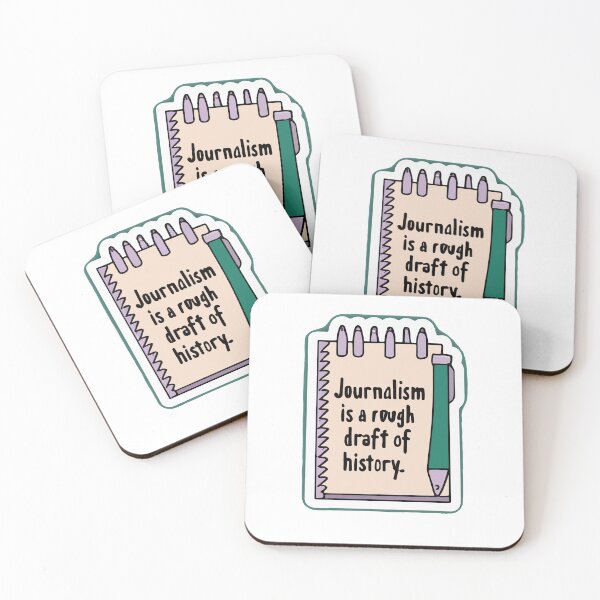 Item preview, Journalism Draft of History - Minimalist Notepad Design designed and sold by NiftyWrx.