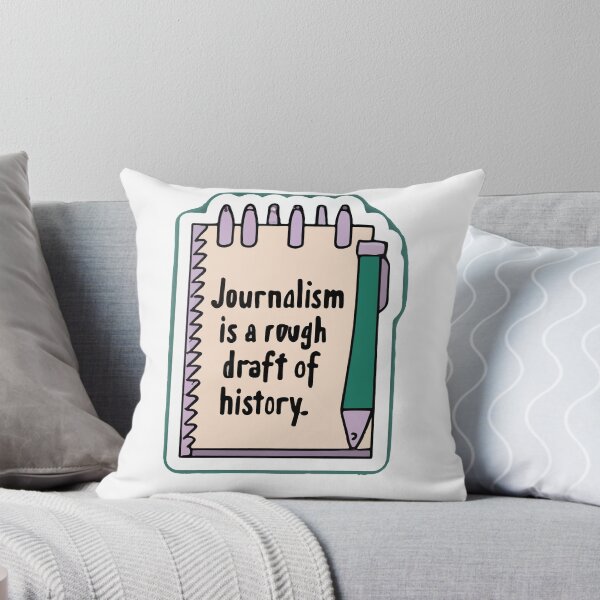 Item preview, Journalism Draft of History - Minimalist Notepad Design designed and sold by NiftyWrx.