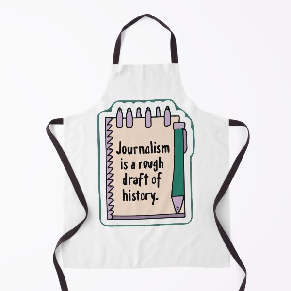 Item preview, Journalism Draft of History - Minimalist Notepad Design designed and sold by NiftyWrx.