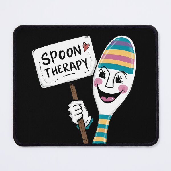 Item preview, Spoon Therapy for Fibromyalgia: Navigating Mental Health with Humor designed and sold by BrooklynRhodes.