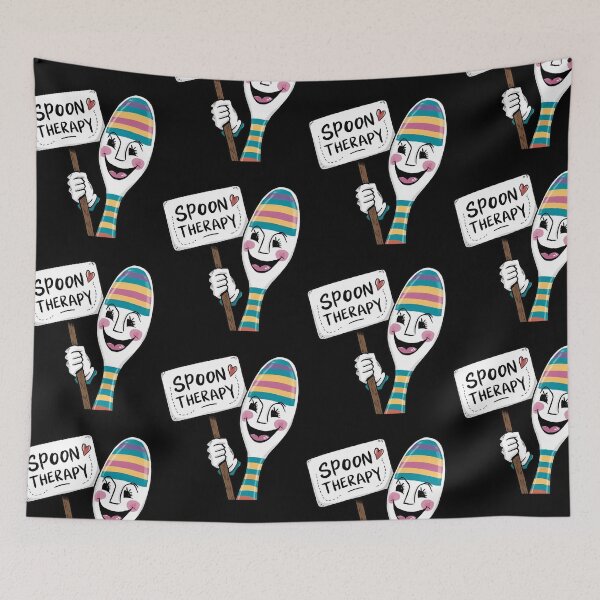 Item preview, Spoon Therapy for Fibromyalgia: Navigating Mental Health with Humor designed and sold by BrooklynRhodes.