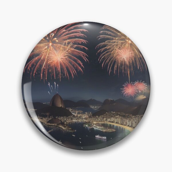 Item preview, Fireworks Above Rio De Janeiro designed and sold by Burkae.