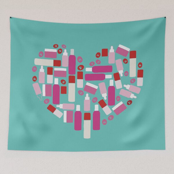 Item preview, Heart made of face care products designed and sold by CreativeWorld96.
