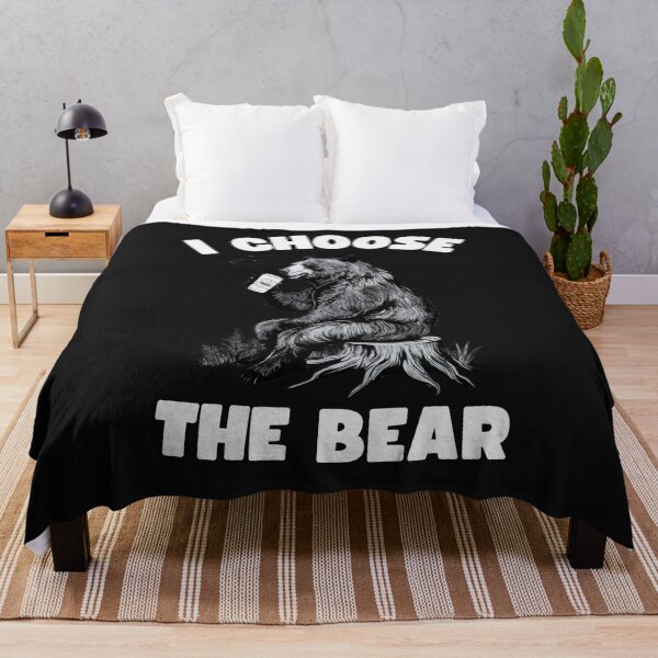 Item preview, I Choose The Bear, Safer In The Woods With a Bear Than A Man designed and sold by TwistedTeeCo.