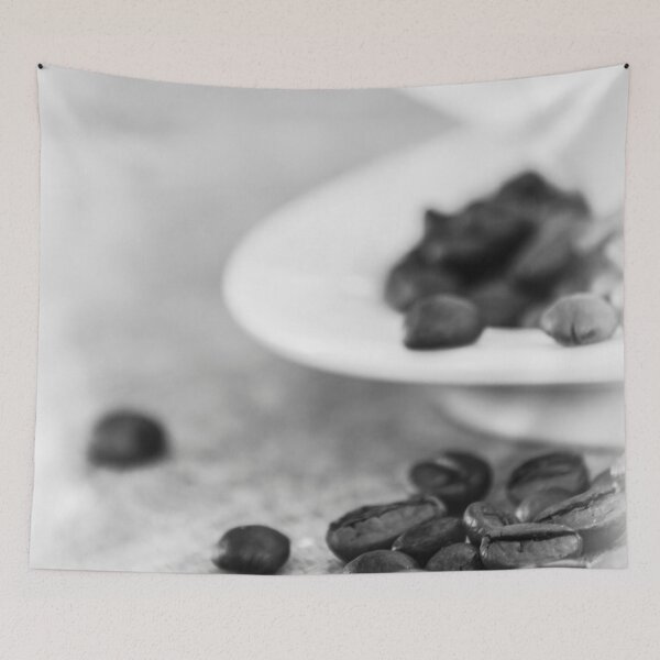 Item preview, Coffee grains in black and white designed and sold by carlotoffolo.